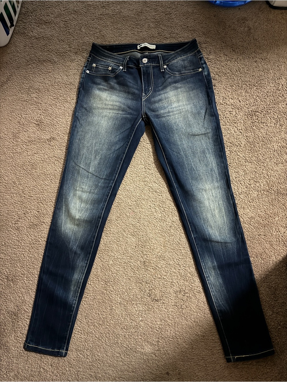 Levi’s Women’s Dark Blue Slim Fit Legging Jeans size 31x30